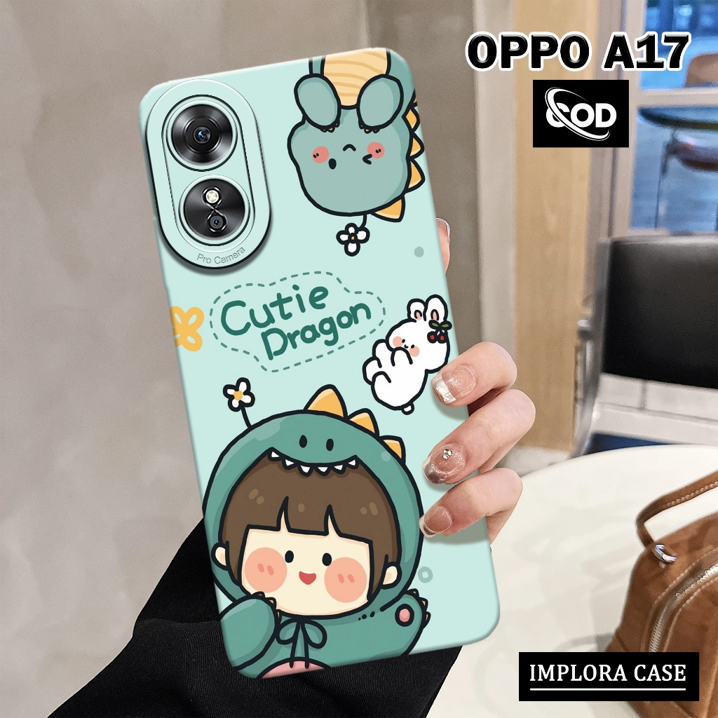 Case OPPO A17 Case KARTUN IMPLORA CASE Casing OPPO A17 Softcase Pro Camera OPPO A17 Casing & Skin Ha
