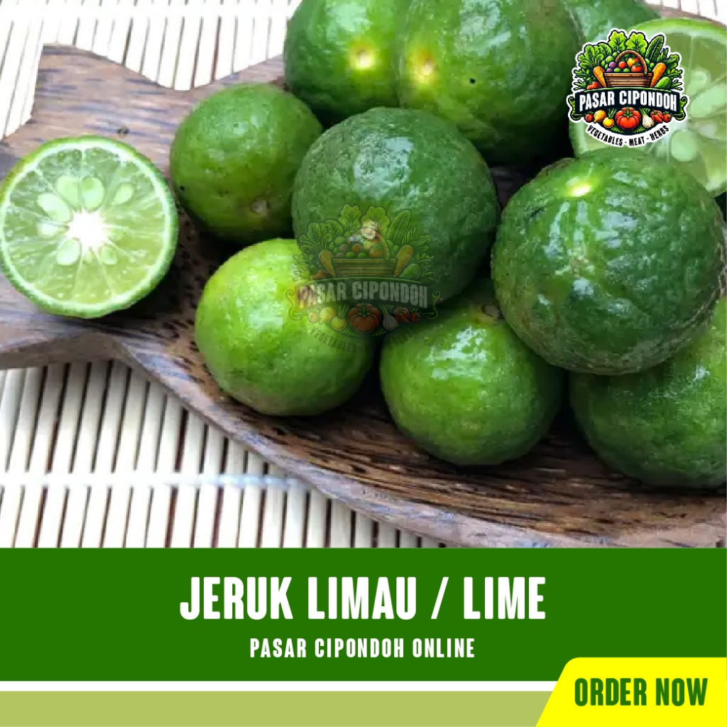 

Jeruk Limo Limau Segar 4 pcs / Lime - Pasar Cipondoh Tangerang