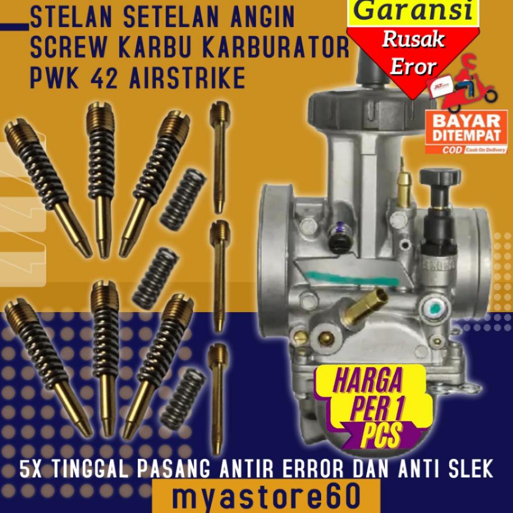 Setalan Angin Stelan Jarum Angin Karburator Karbu Carburator Carbu Air Screw Airscrew PWK 42 PWK42 K