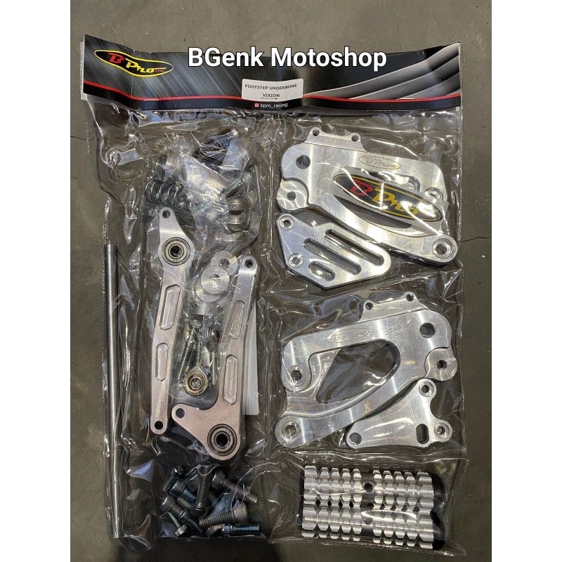 Footstep Underbone Vixion Bpro Racing Original CNC Aluminium Kualitas terjamin
