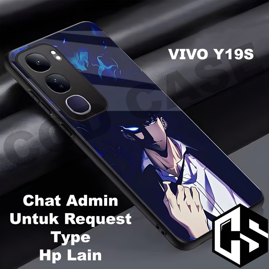 (COD 96) Softcase glossy kilau untuk type Hp VIVO Y19S 4G / Motif Anime/case vivo y19s/casing vivo y