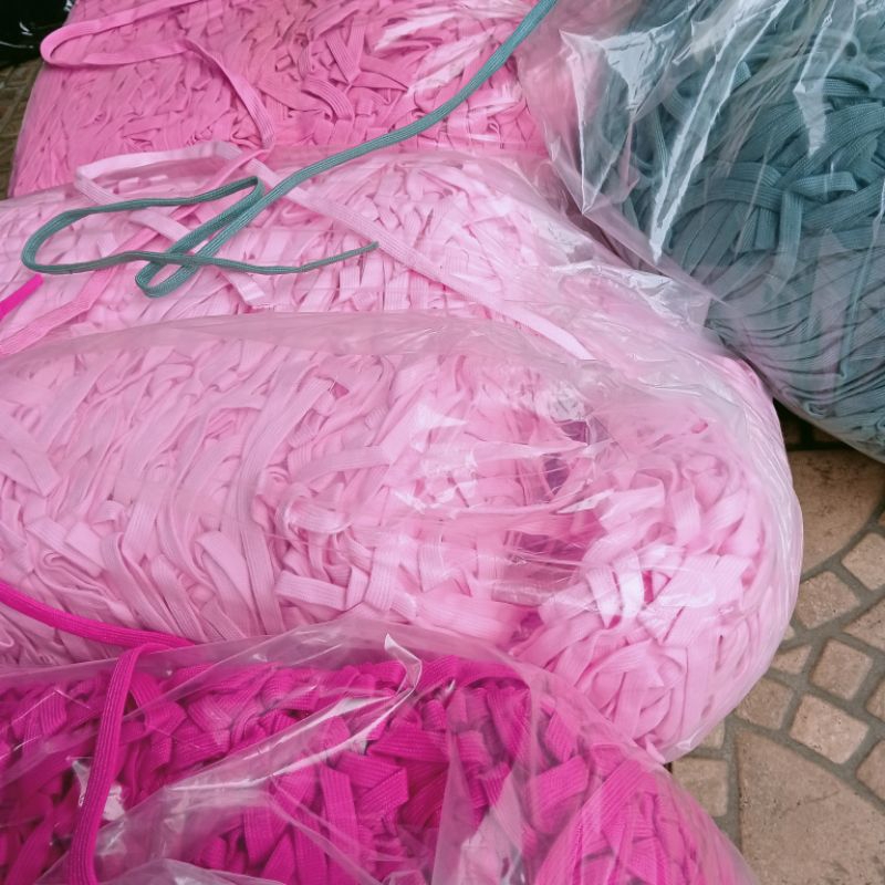 100 meter tali kur gepeng/pipih  katun,tali Hoodie pipih lebar 1cm