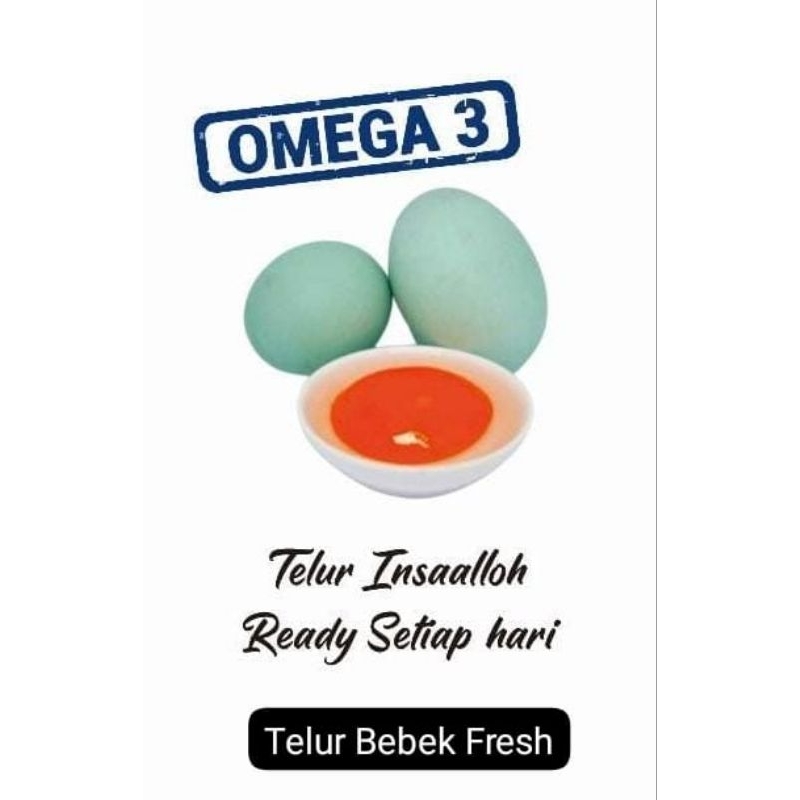 

Telor Bebek Omega -3 Mentah