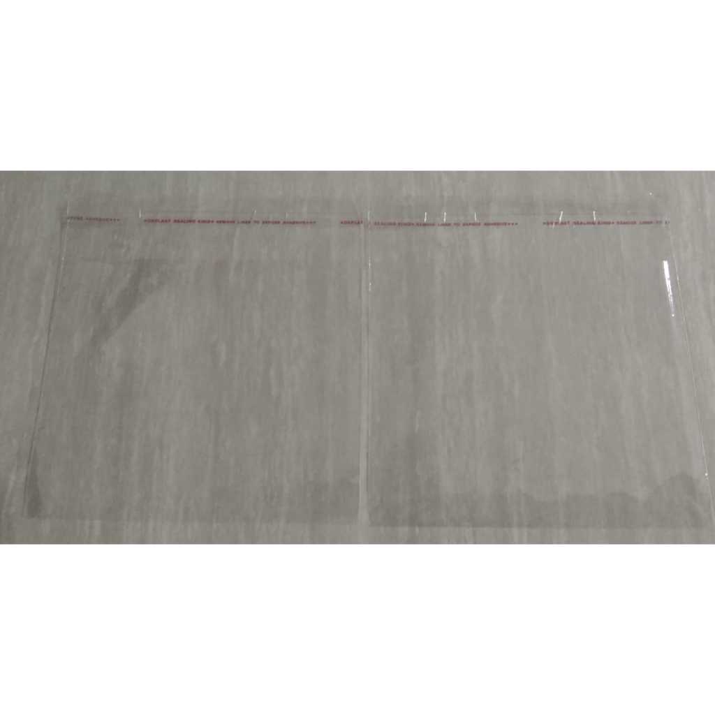 Plastik Opp Seal Lem Perekat Ukuran 15,3x13cm  Jual Perpcs