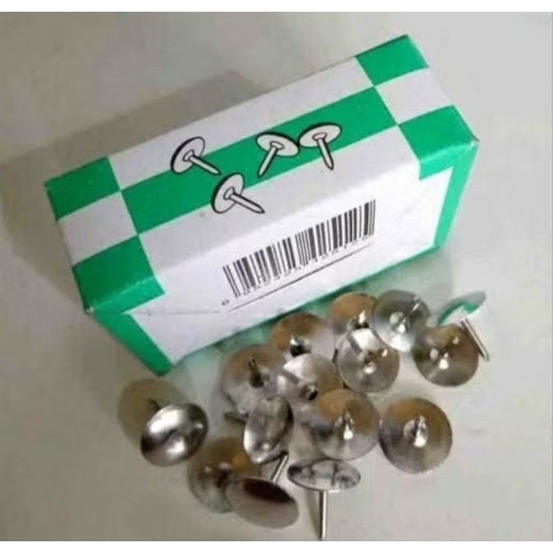 

Paku payung / pines ( thumb tack ) 1 pack isi (25 pcs)