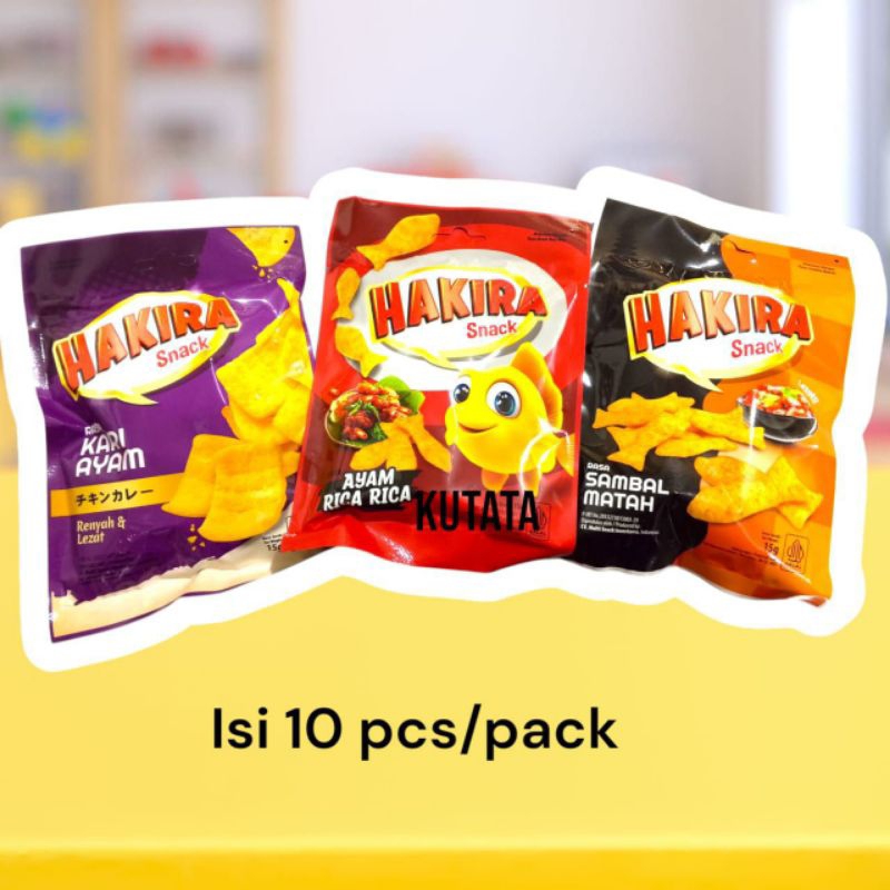 

Hakira Snack Aneka Rasa ISI 10pcs/pack