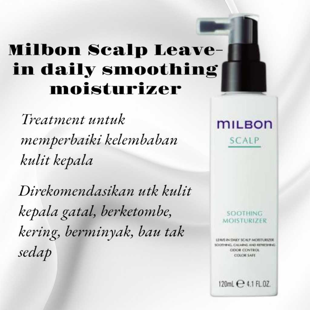 milbon scalp soothing moisturizer 120ml / hair tonic