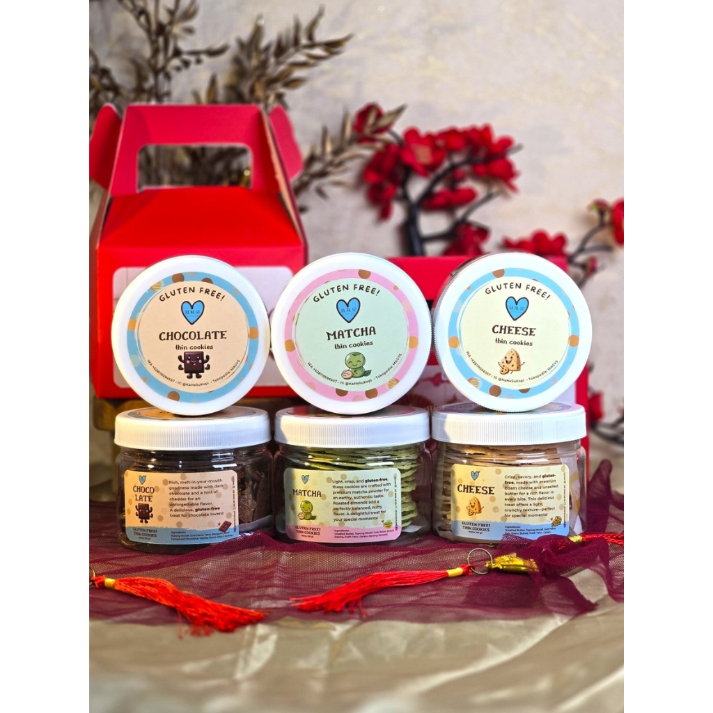 

Matcha Thin Cookies Gluten Free Premium Kue Kering Classic Cookies Kukis Kuker