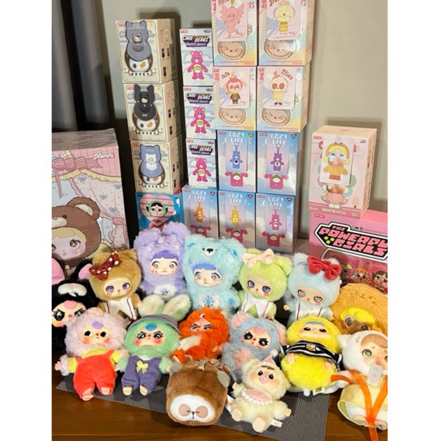 [BACA DESKRIPSI] CO LIVE PLUSHIES blindbox baby three mainan anak