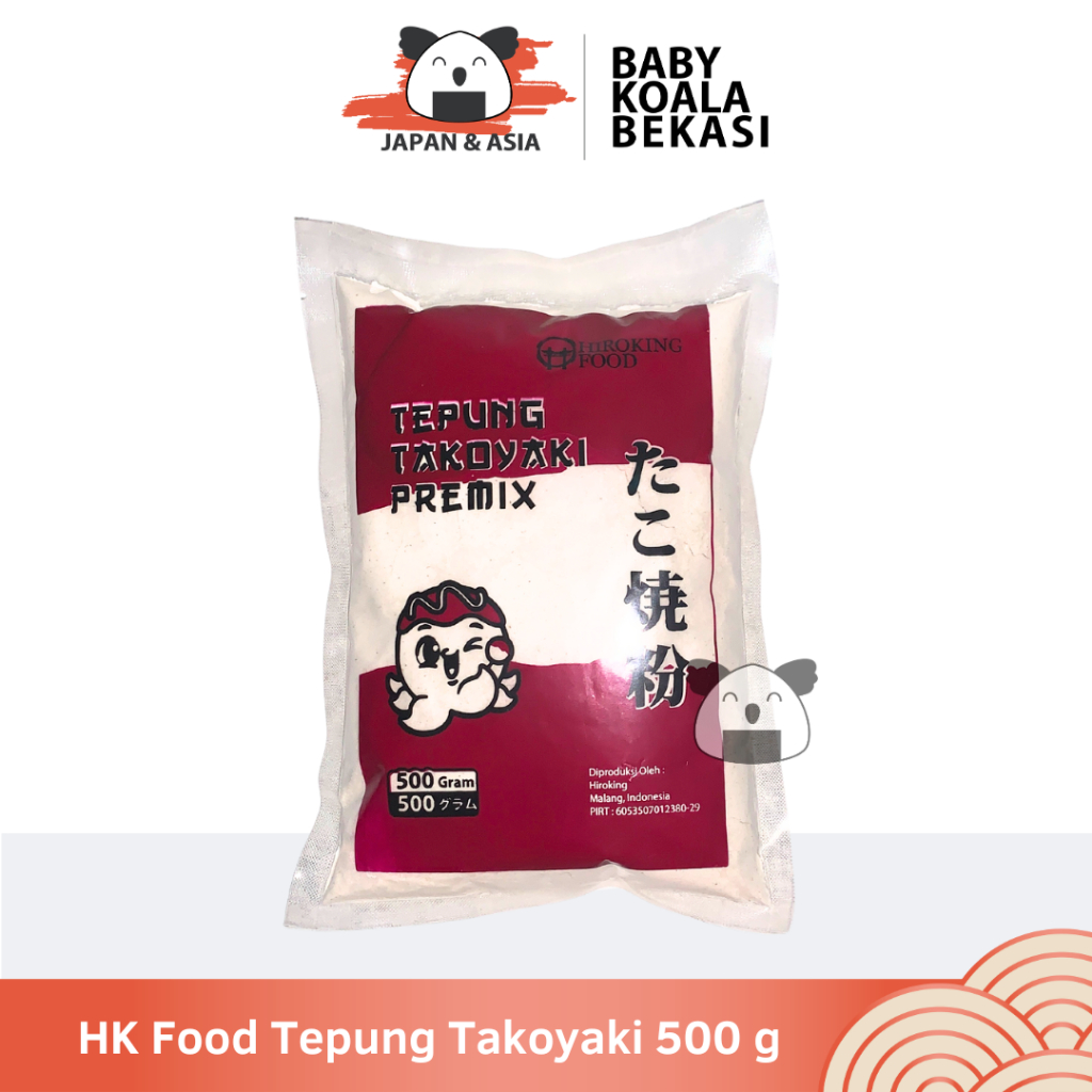 

HIROKING FOOD Tepung Takoyaki Premix Instan 500 g Halal - BKB