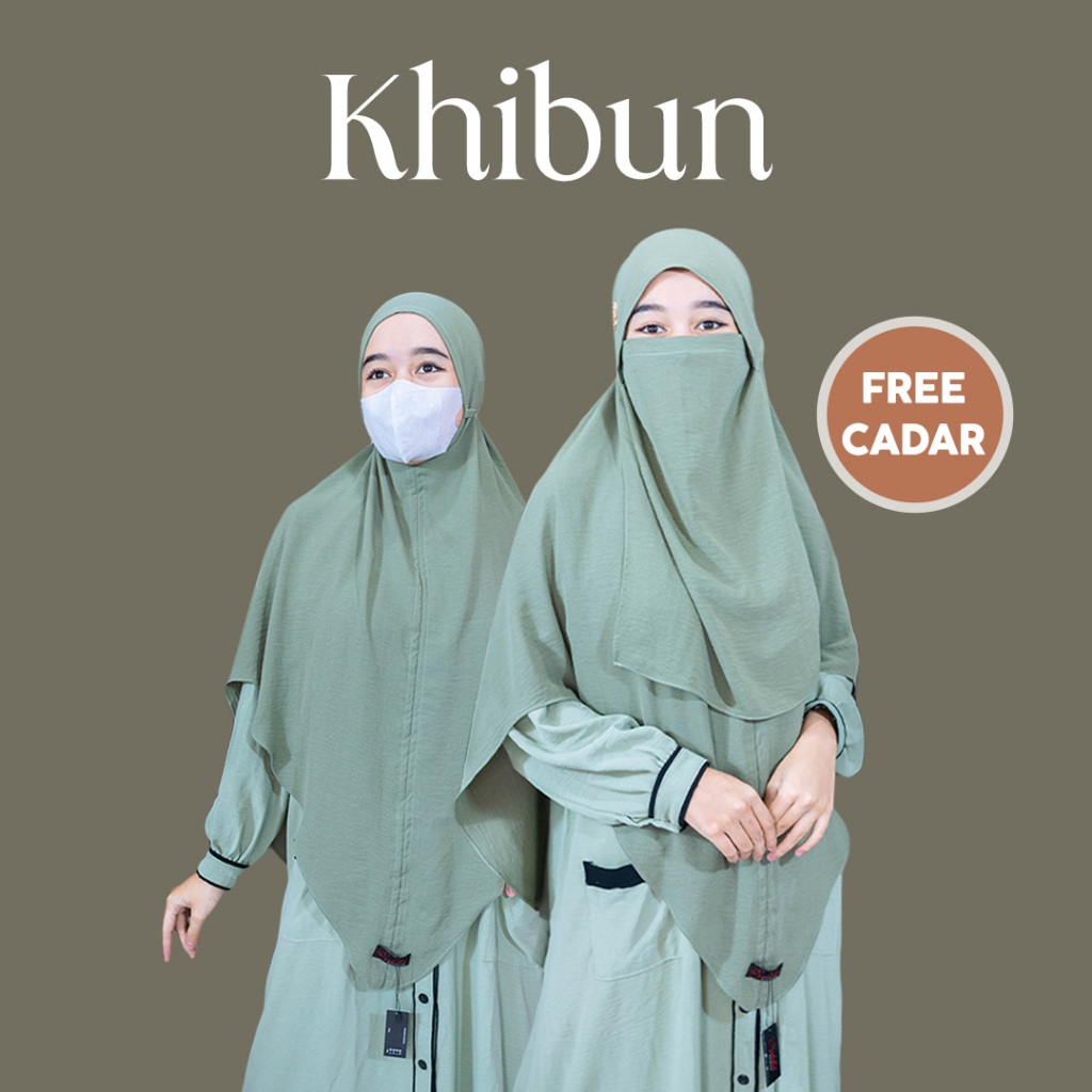 Khimar Khibun (Daily Hijab) by Sabillah + FREE Cadar