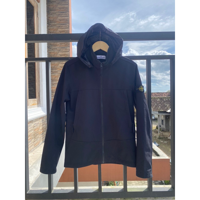 Stone Island Junior SoftShell Hidden Hoodie