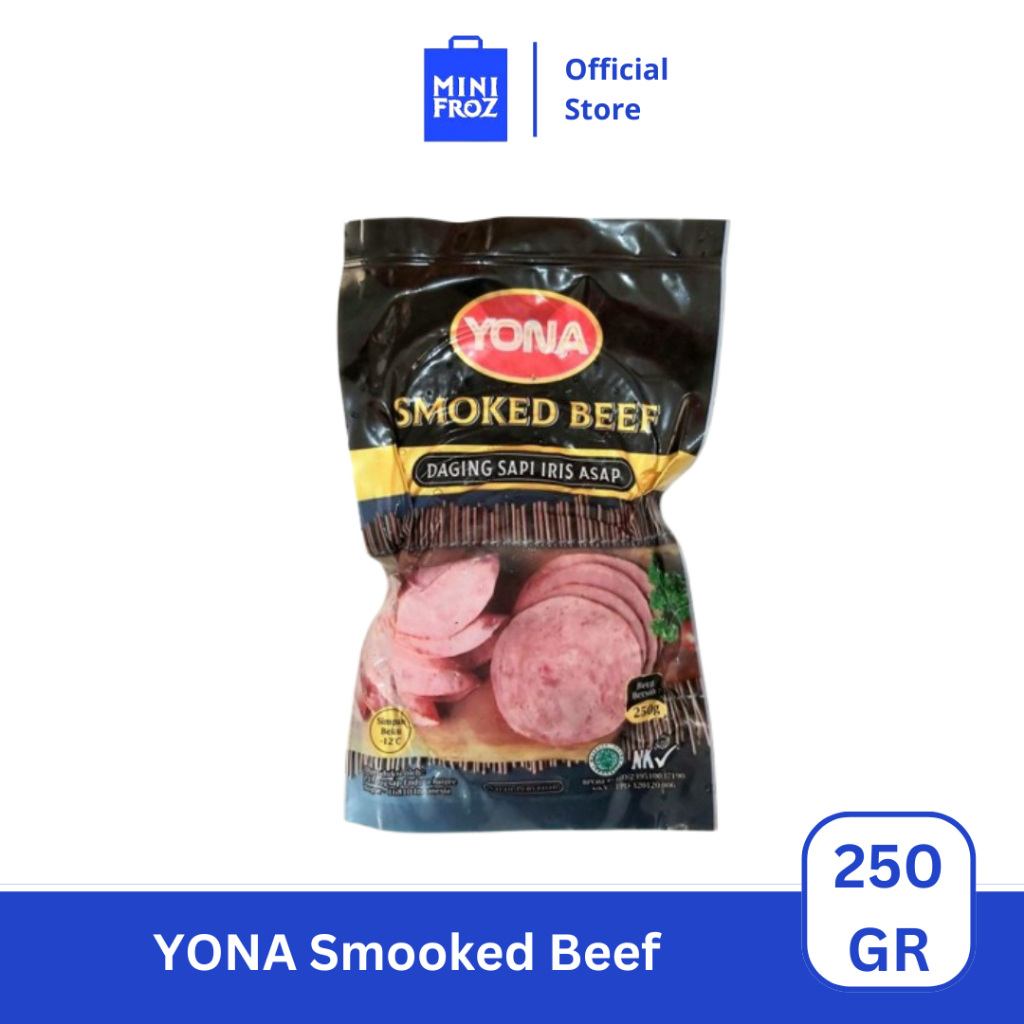 

Smoked Beef Yona 250 Gram - Daging Sapi Iris Asap