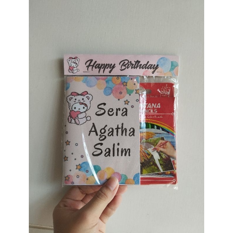 SOUVENIR ULANG TAHUN CUSTOM COLORING BOOK / CUSTOM BUKU MEWARNAI