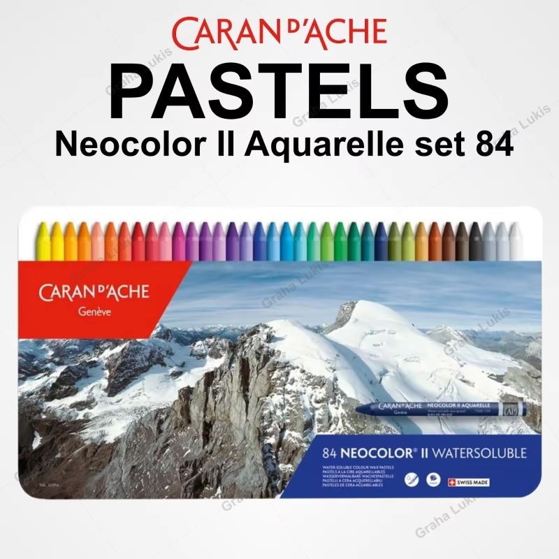 

CARANDACHE PASTELS NEOCOLOR II AQUARILE SET 84