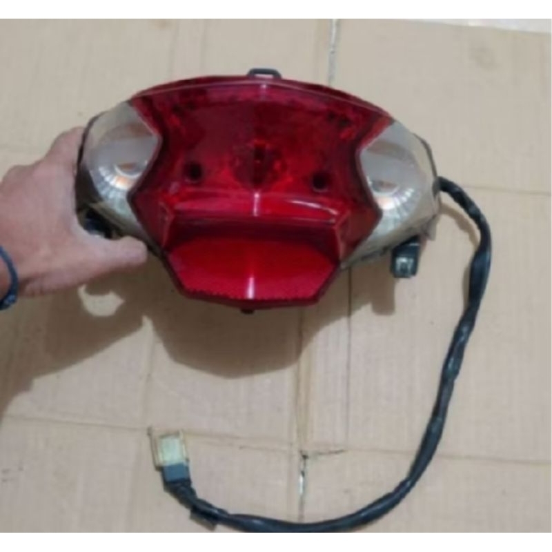 lampu stop motor Beat FI kondisi second original