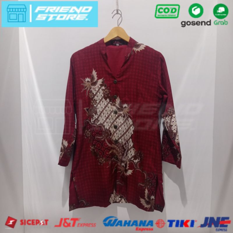 Kemeja Batik Wanita Bali Lestari Original uk. XL (Second)