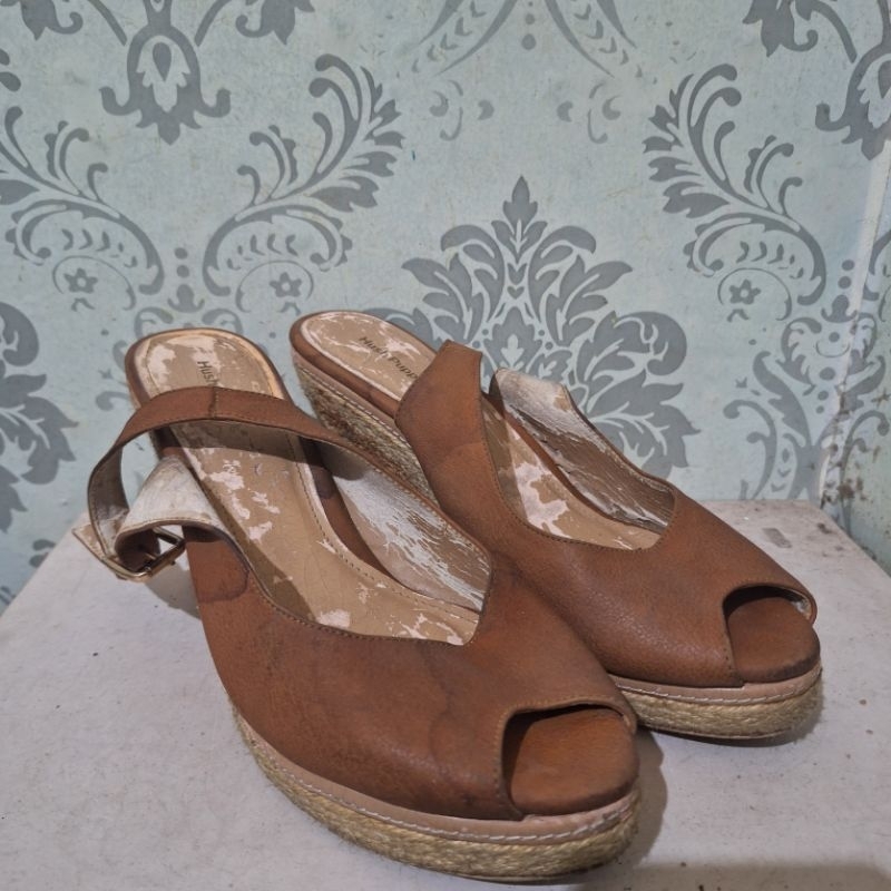 Sandal Wedges hush Puppies size 40 preloved
