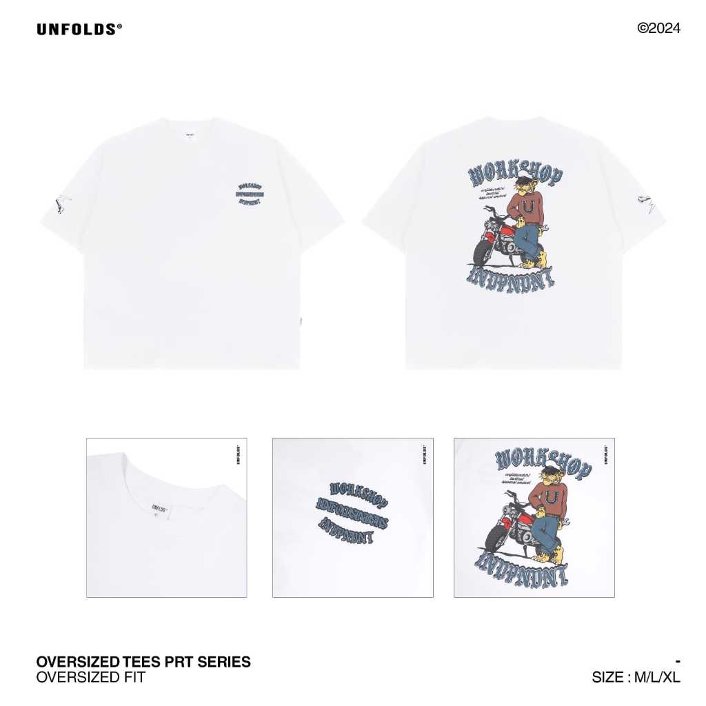 UNFOLDS OVERSIZE WORKSHOP WHITE