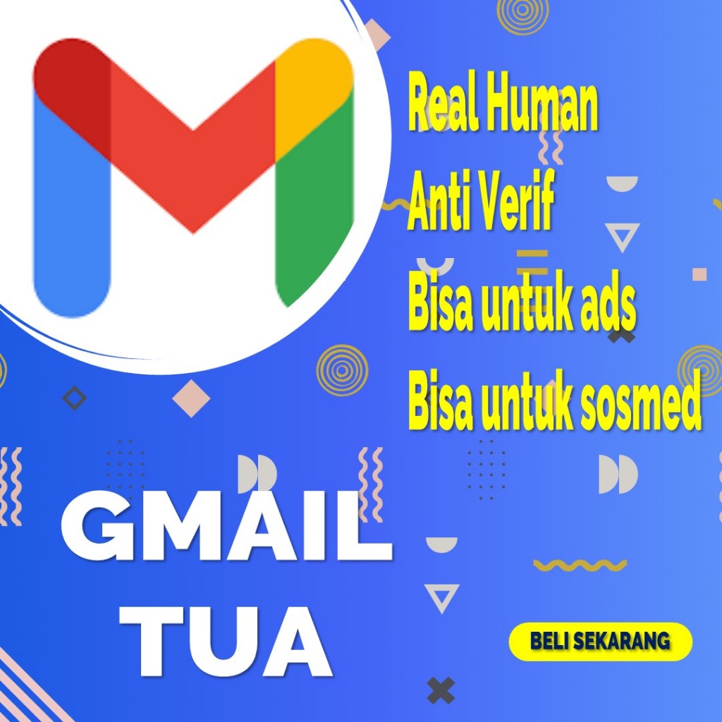 Lagi Obral  New Akun Gmail Lawas 1 Tahun #Sd987 Premium Dijamin