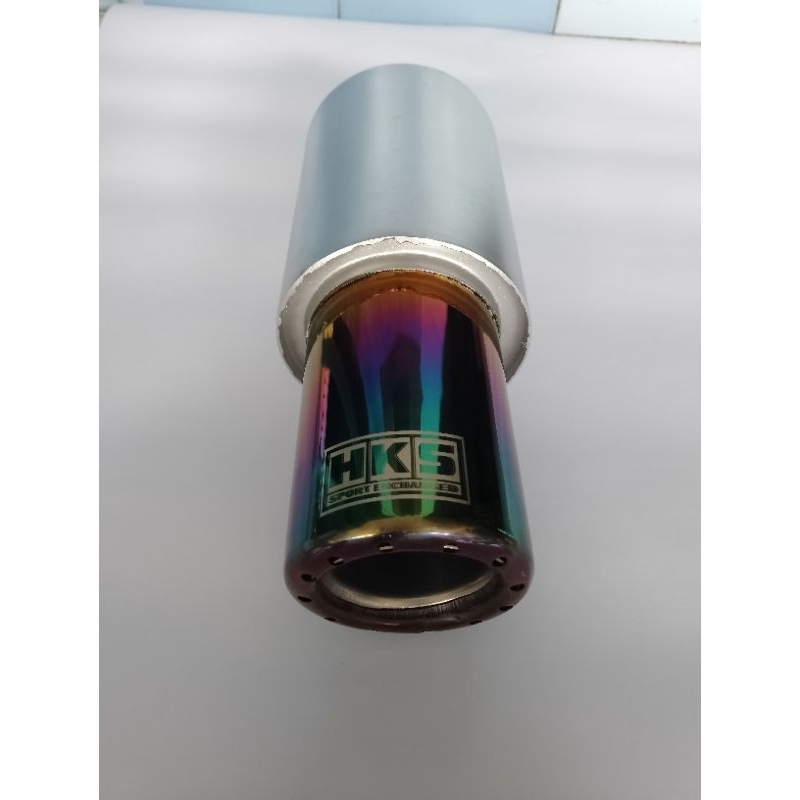 Knalpot mobil hks gronel mini suara bass cocok untuk semua jenis mobil bensin dan solar