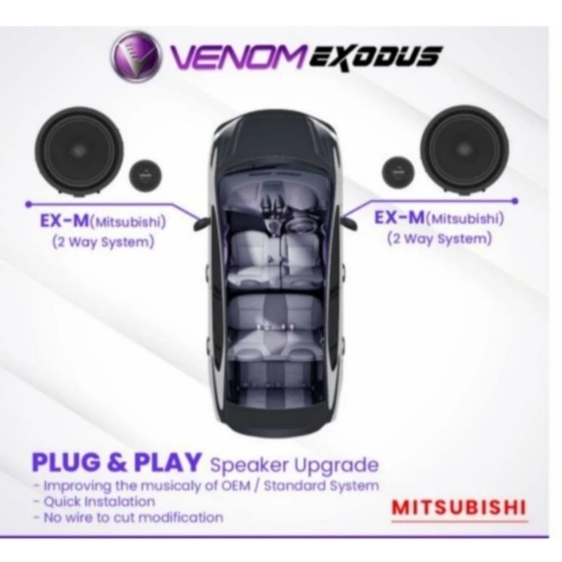 SPEAKER VENOM EXODUS MITSUBISHI EX-M