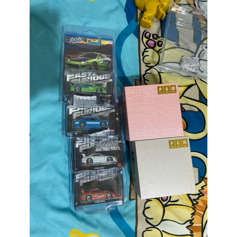 pesanan pgm lambo pink , pgm r34 brian , fnf hotwheels 4pcs