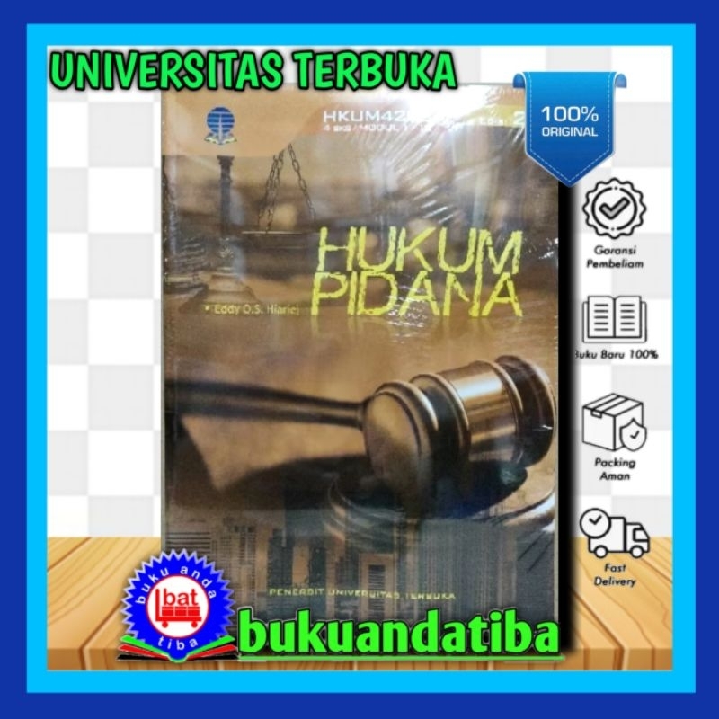 HUKUM PIDANA - Eddy O.S. Hiariej - UNIVERSITAS TERBUKA - UT