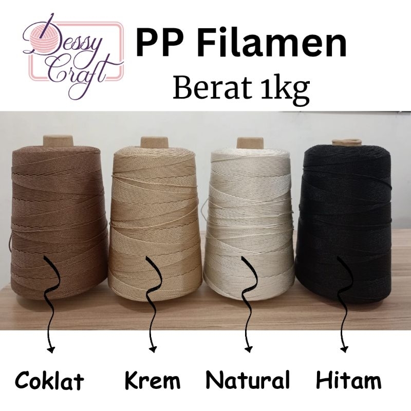 Benang Rajut PP filament  D36 1kg