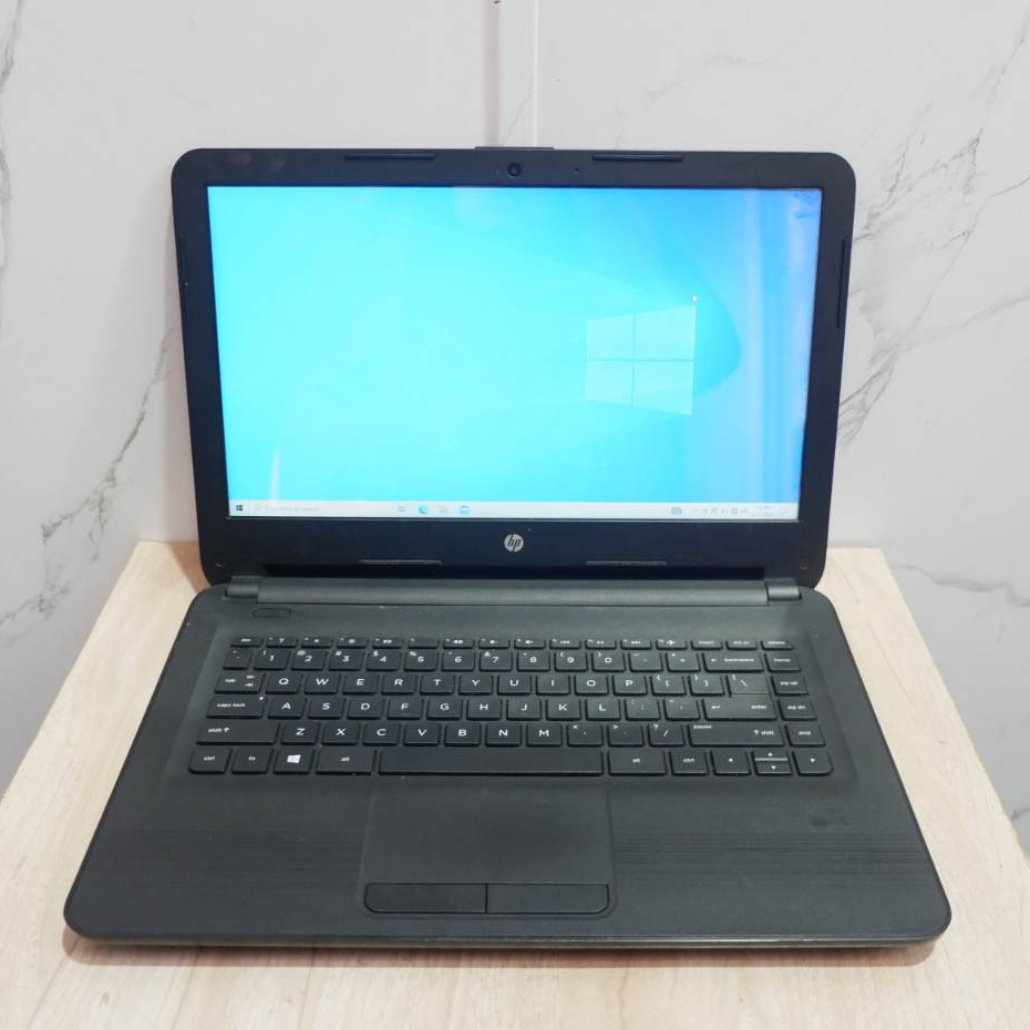 Laptop HP 14-BS001TU INTEL CELERON N3060 RAM 4GB SSD 128GB Normal Siap Pakai - Laptop Murah - Laptop