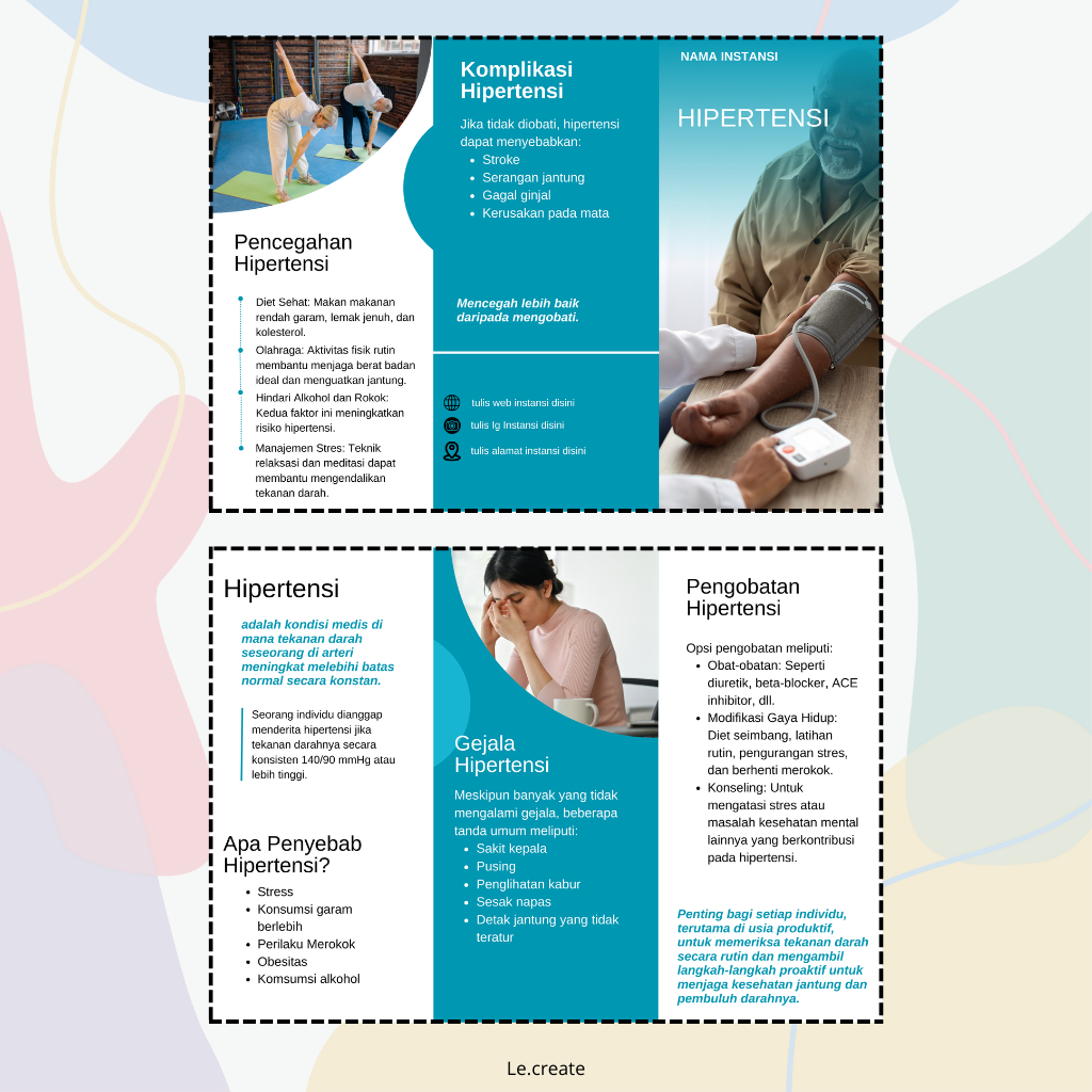 TEMPLETE LEAFLET - HIPERTENSI