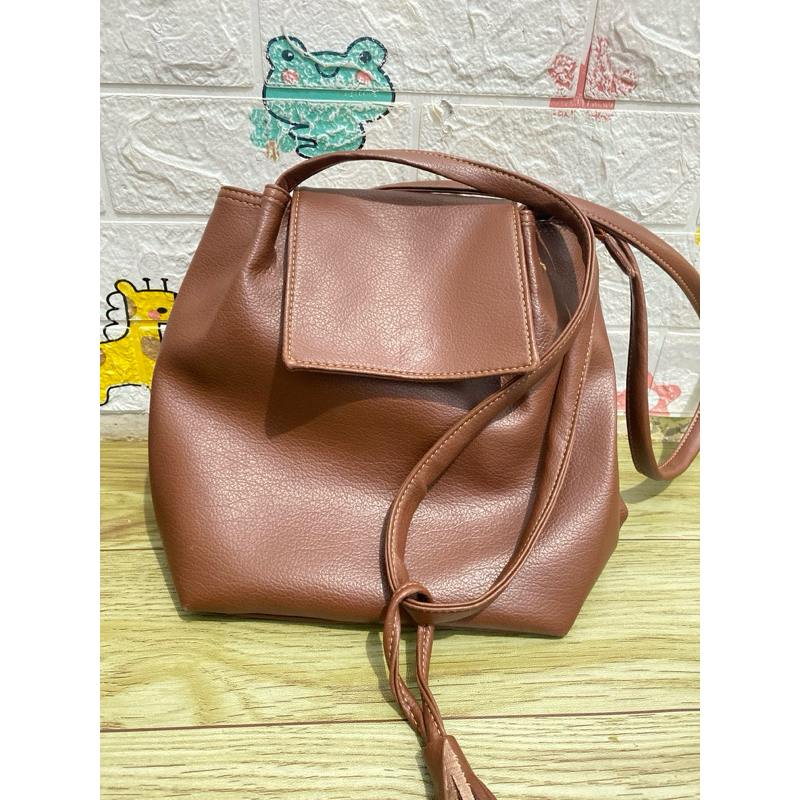 Tas Selempang PL tote Bag Coklat