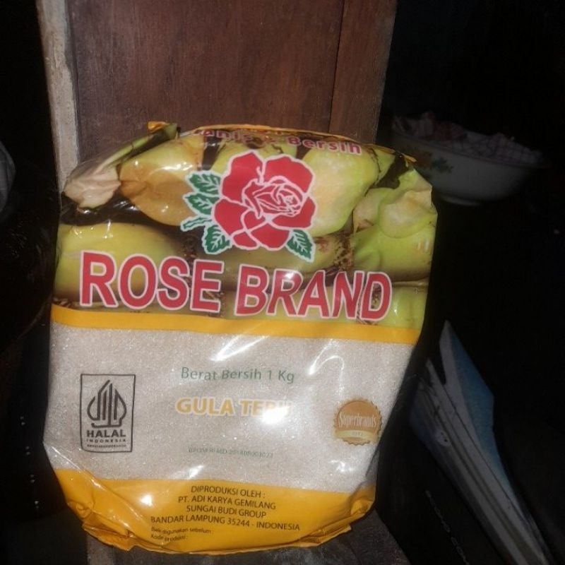 

Gula kemasan Rose brand 1 kg