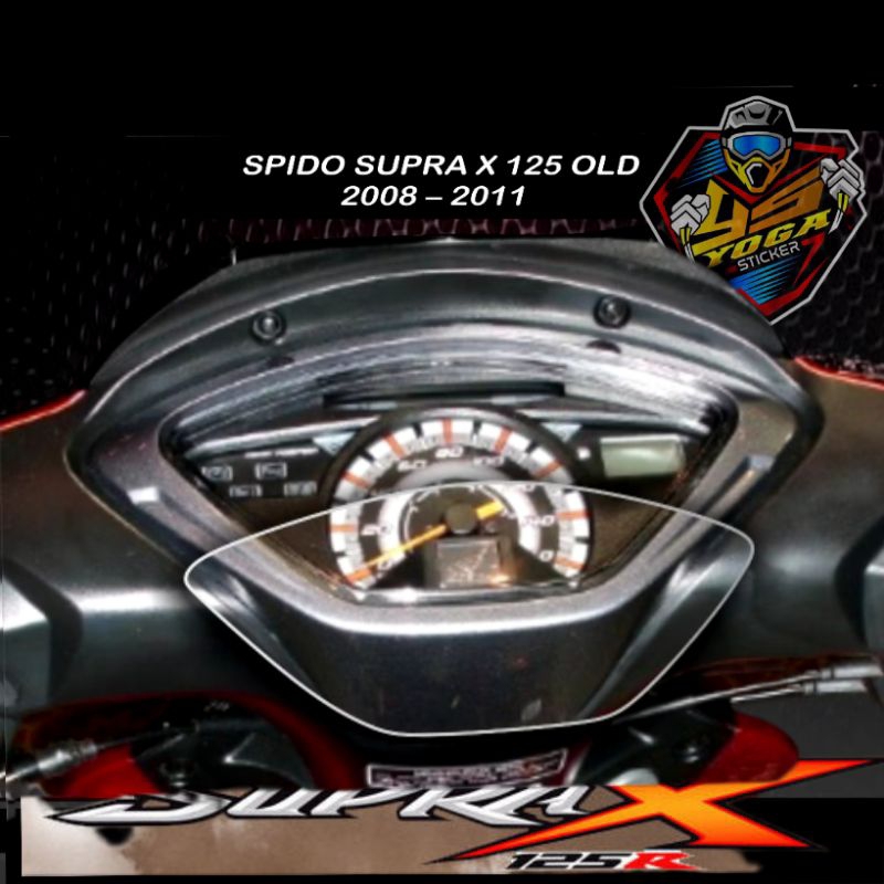 sticker pelindung spidometer Honda Supra x 125 2008 sampai 2011
