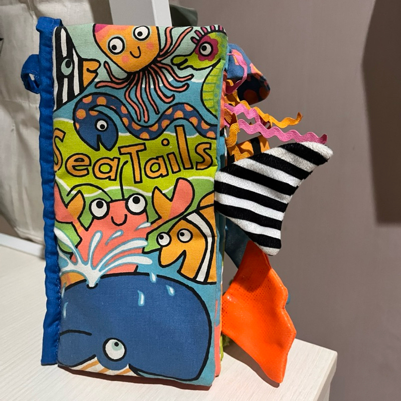 Jellycat Baby — soft book toys kids edu Sea Tails. buku edukasi anak exclusive