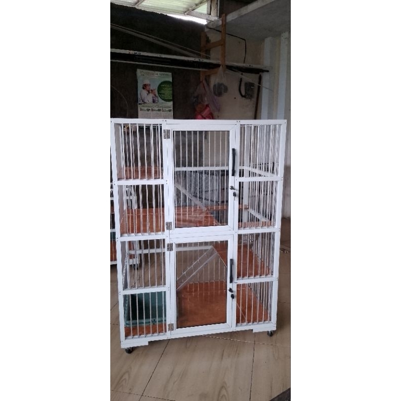 kandang kucing 2 kamar