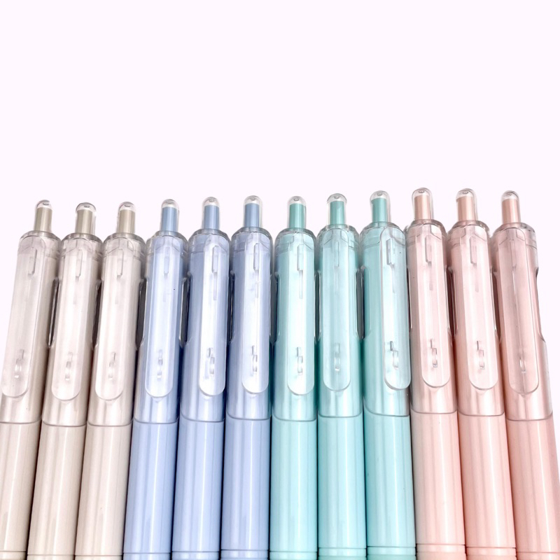 

RB [1 Kotak] DEBOZZ Gel Pen DB-G109 Black/ Pulpen Hitam Pastel/ Pen Hitam Aesthetic
