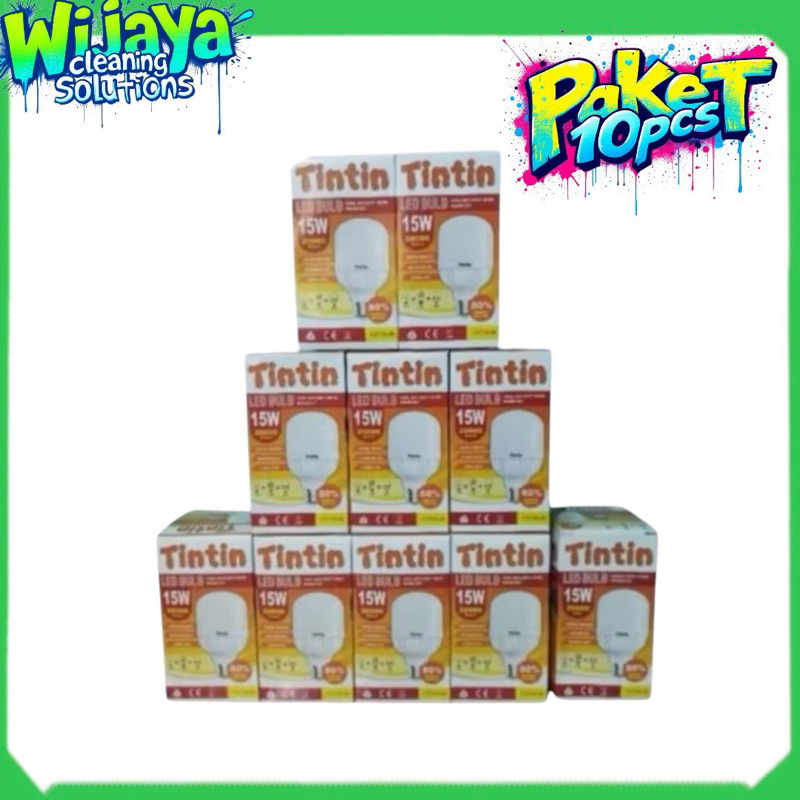 Paket 10 pcs Lampu Led TinTin 15 Watt lampu tintin 15 watt