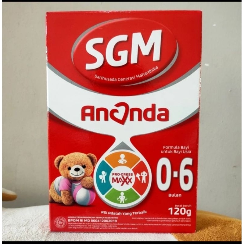 

SGM ananda 1 120 gram (0-6 bulan)