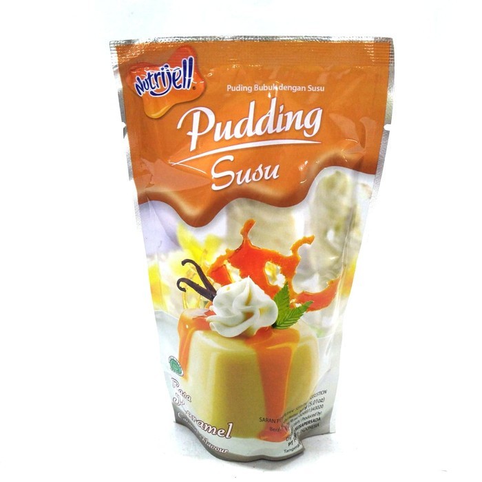 

pudding susu nutrijell caramel 145