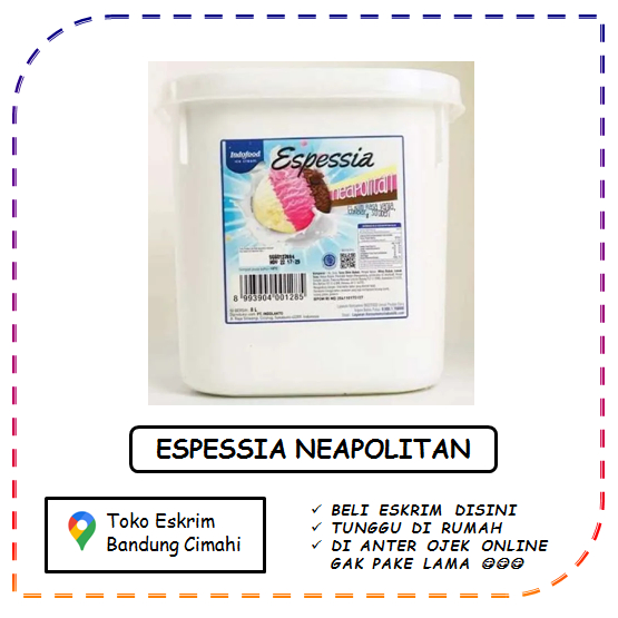 

Es Krim Ice Cream Indo Eskrim Indofood Espessia Neapolitan 8 Liter