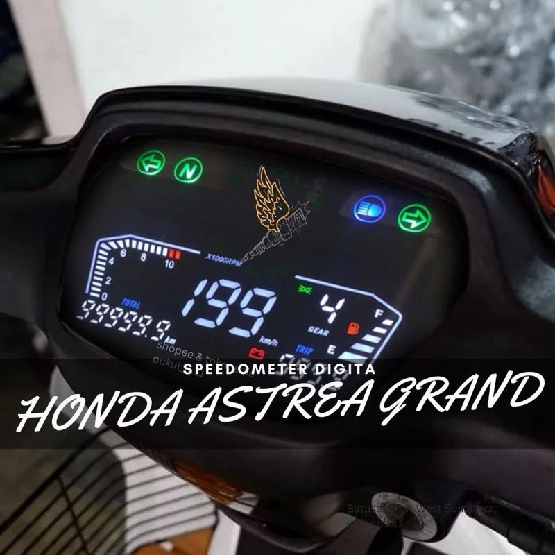 SPEEDOMETER SPIDO DIGITAL LED MOTOR HONDA EX90 AETREA GRAND