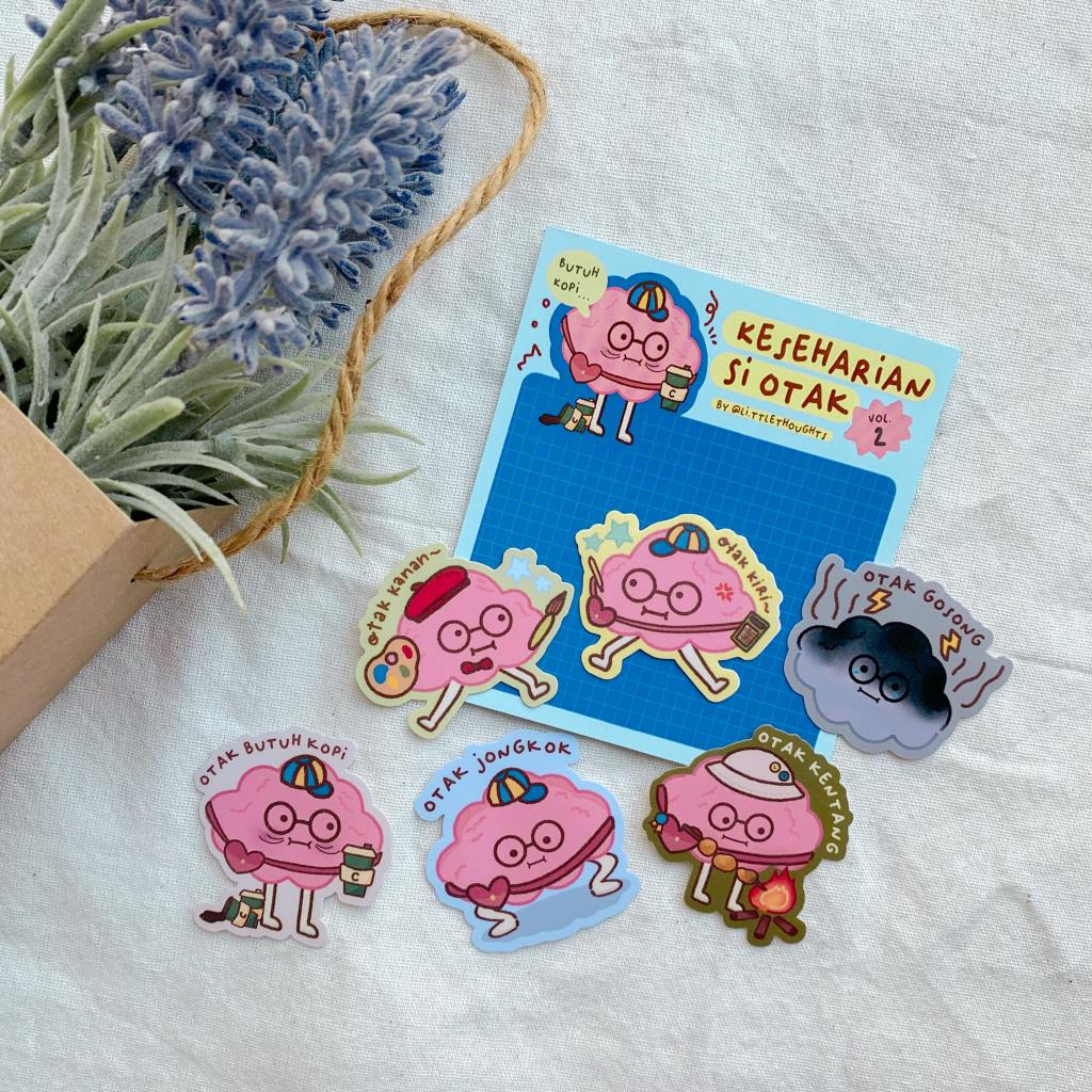 

Keseharian Si Otak Part 2 Sticker Pack by Little Thoughts