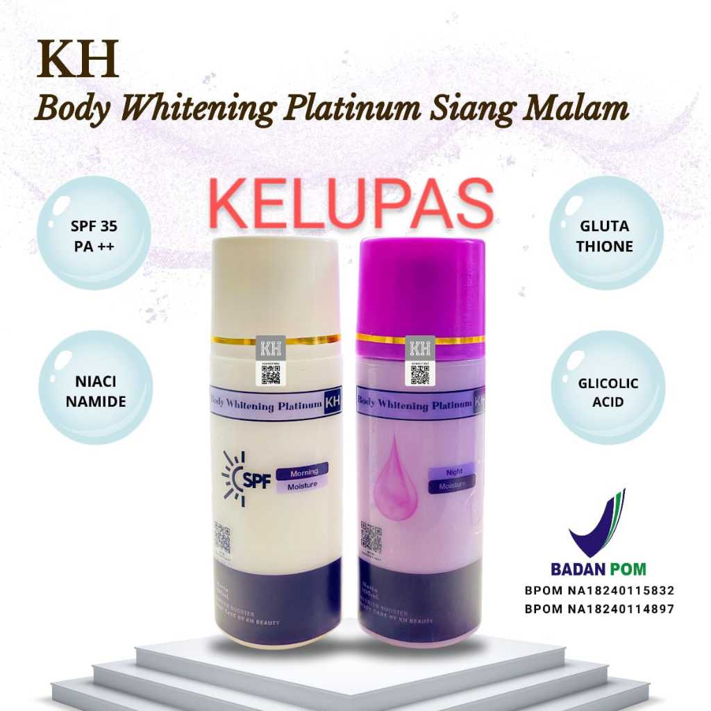lotion dosting kelupas BPOM , hb body whitening platinum kelupas bpom