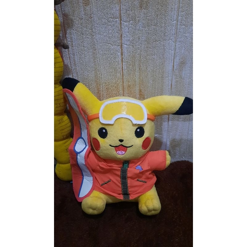 Boneka pokemon pikachu Kostum ori