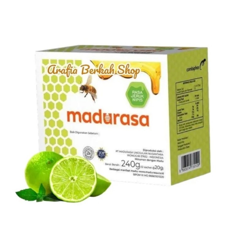 

Madurasa Jeruk Nipis Sachet 12 @20g September 2027
