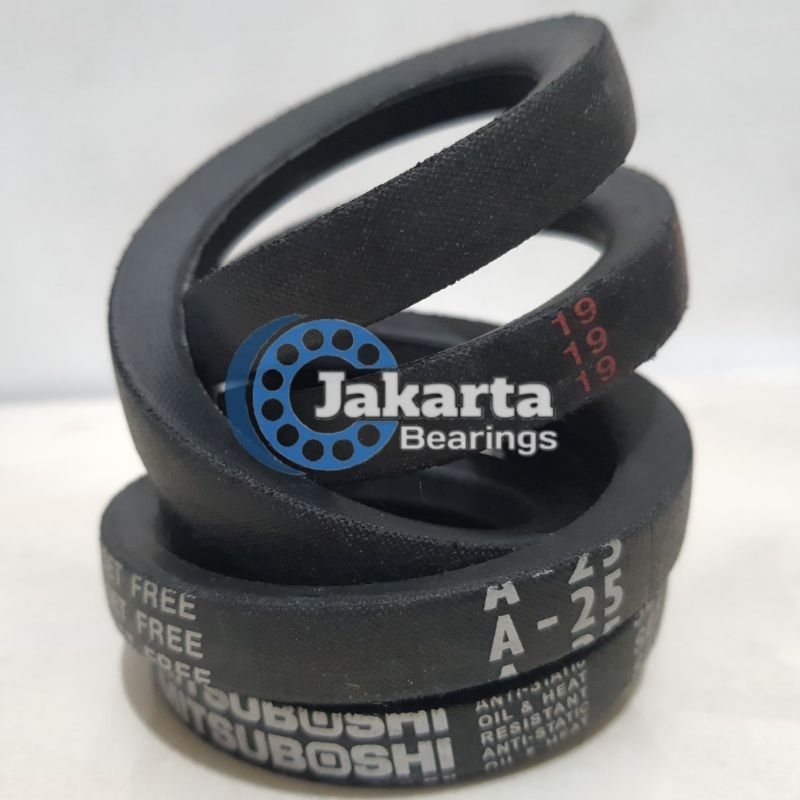 Tali Kipas Ban A25 MITSUBOSHI VanBelt FanBelt Van Fan V Belt A 25