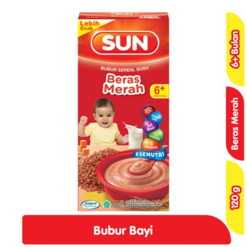 Sun Bubur Bayi Beras Merah 120 g

