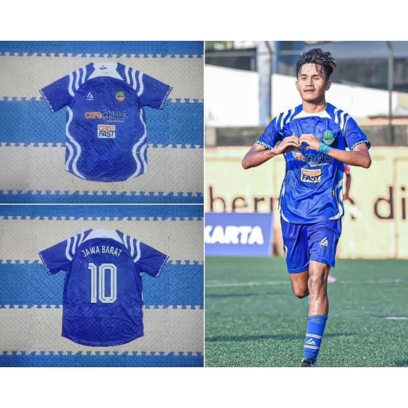 Jersey Pra PON Jawa Barat 2023 - 2024 Tim Sepakbola Putra