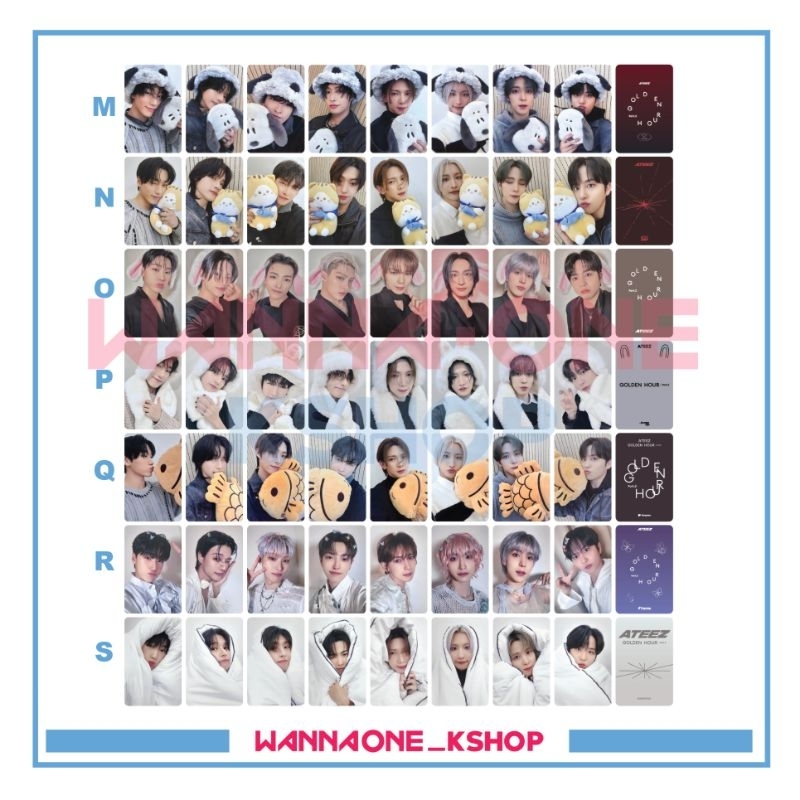 photocard Ateez Golden Hour part 2 pob